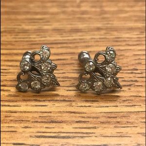 Vintage Antique Sterling Silver Earrings